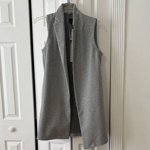 Love Tree Charcoal Open Front Vest